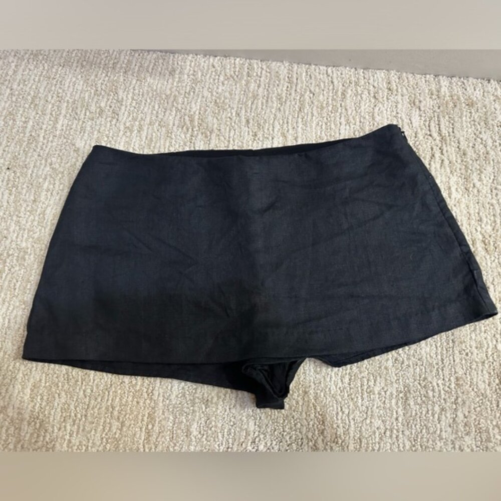 Reformation mini skort linen